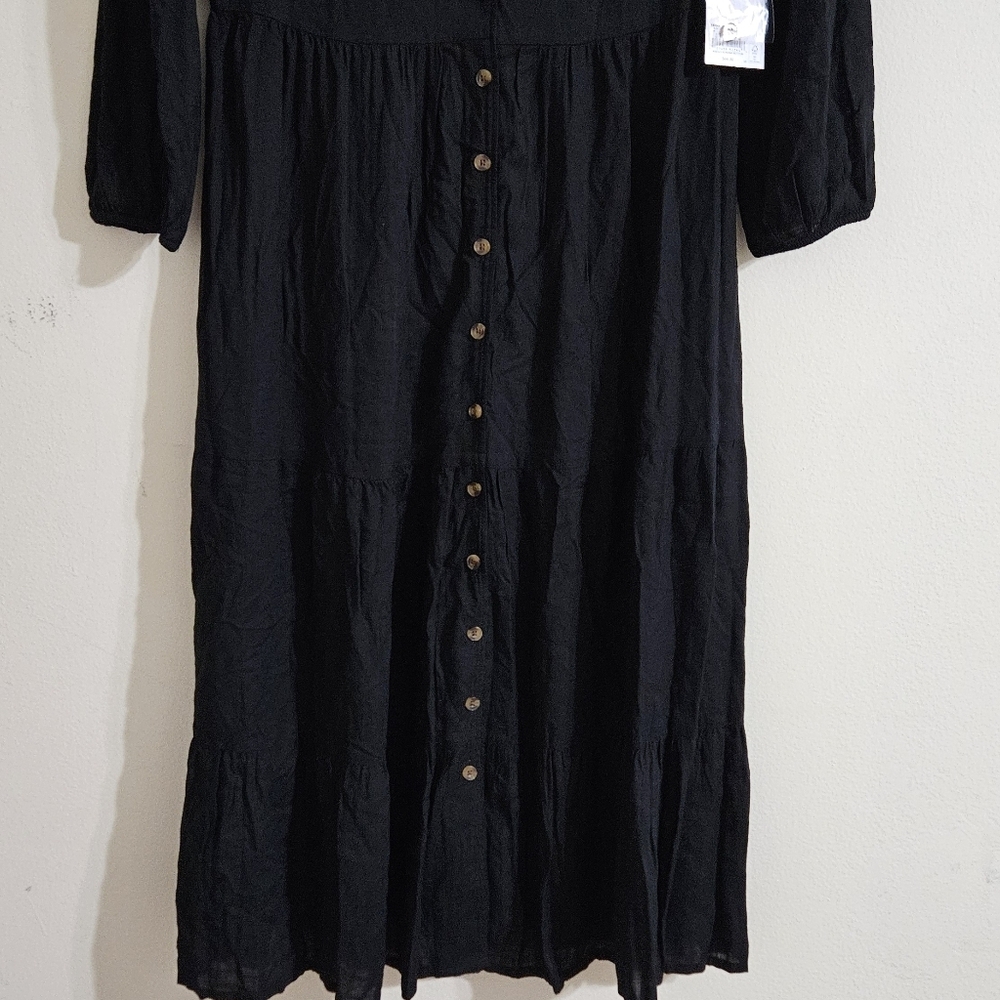 Sonoma Button Front Midi Dress NWT - Picture 3 of 8